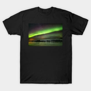 Aurora Borealis in Snæfellsnes, Iceland T-Shirt